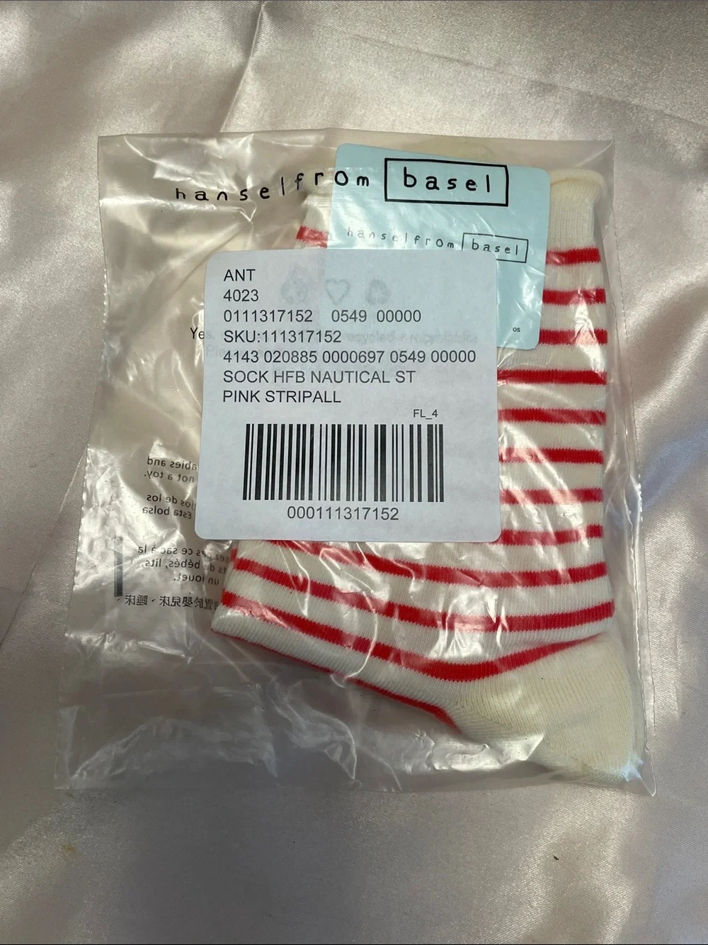 Anthropologie Hansel From Basel Nautical Striped Crew Socks - NWT
